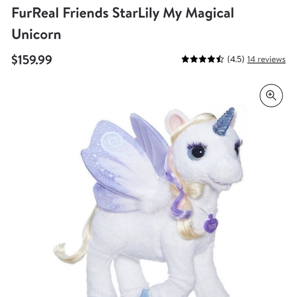 FURREAL FRIENDS MY MAGICAL UNICORN STARLILY PET PLUSH INTERACTIVE TOY NO BERRY - Picture 10 of 10